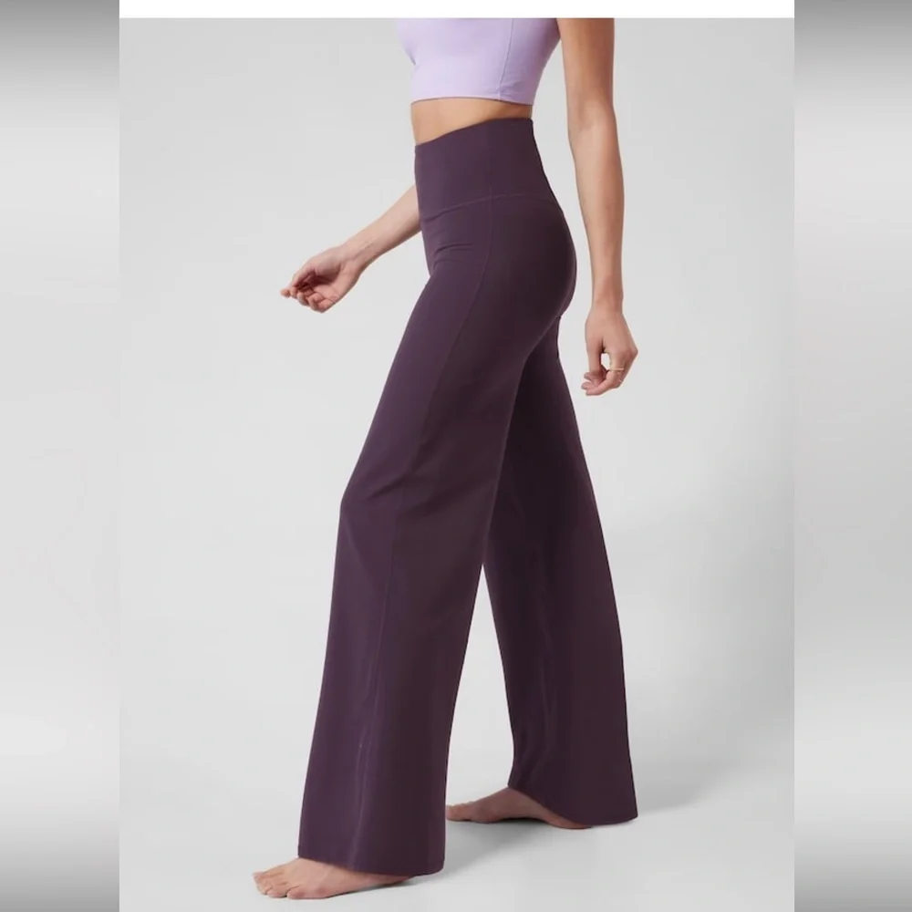 ATHLETA Elation Wide Leg Pant // Deep Crocus Violet #798650 - Picture 2 of 9